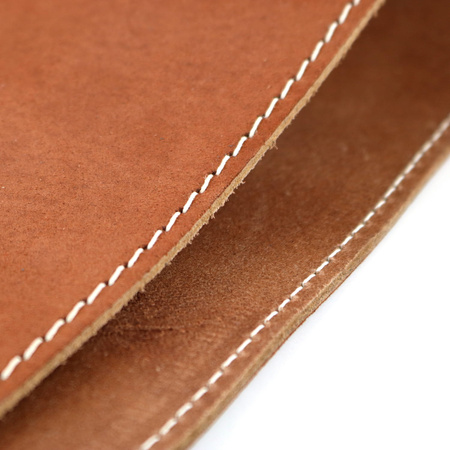 Pasek do gitary skórzany RICHTER Raw III Contour Waxy Suede Brown