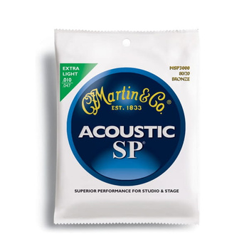 Struny Martin Acoustic SP 80/20 Bronze Extra Light 10-47 MSP3000