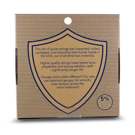 Struny Stringjoy Acoustic Bright Brass™ 80/20 Bronze Super Light 11-52