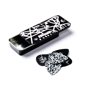 Kostki Dunlop Eddie Van Halen Star Guitar Pick w kolekcjonerskiej puszce EVHPT06