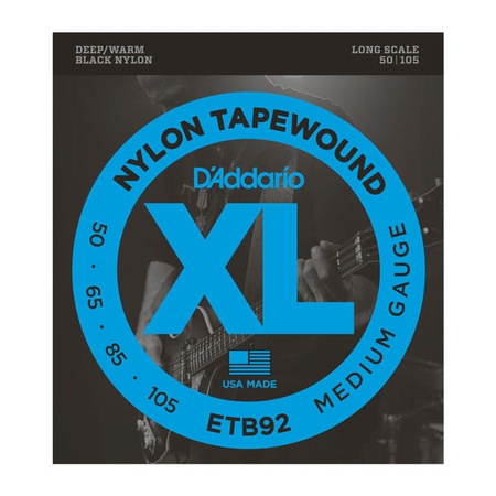 Struny D'Addario ETB92 Tapewound Bass Medium Long Scale 50-105