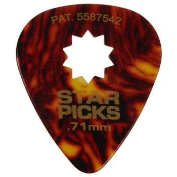 Kostka gitarowa Cleartone STAR PICKS Tortoise Shell 0.71mm