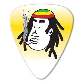 Kostka gitarowa Grover Allman Reggae Rasta Man .80mm
