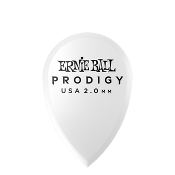 Kostka Ernie Ball Prodigy Teardrop White 2.00