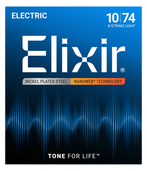 Struny Elixir NanoWeb 10-74 8-String Light (12062)
