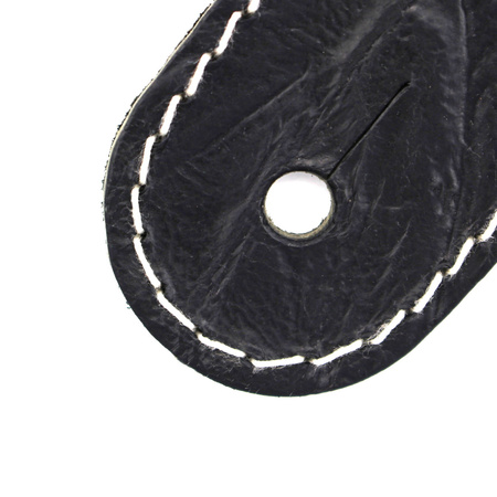 Pasek do gitary skórzany RICHTER Raw II Contour Wrinkle Black