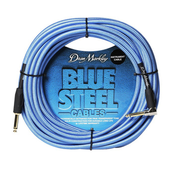 Kabel instrumentalny Dean Markley Blue Steel kątowy 9m