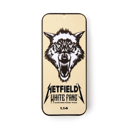 Kostki Dunlop Hetfield White Fang 1.14mm w kolekcjonerskiej puszce PH122T1.14