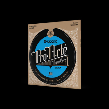 Struny D'Addario EJ50 Pro-Arte Black Nylon Hard Tension