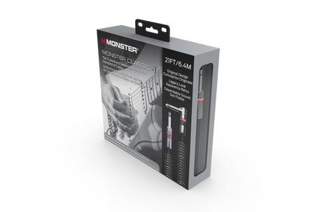 Kabel gitarowy spiralny Monster Cable Prolink CLASSIC 6,4m kątowy
