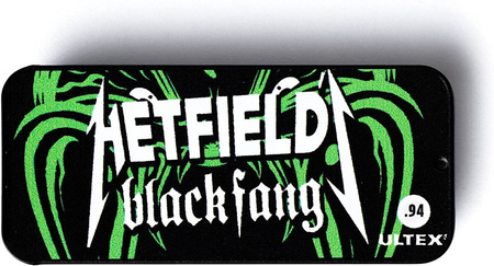 Zestaw 6 kostek gitarowych .94mm Dunlop James Hetfield Black Fang w kolekcjonerskiej puszce