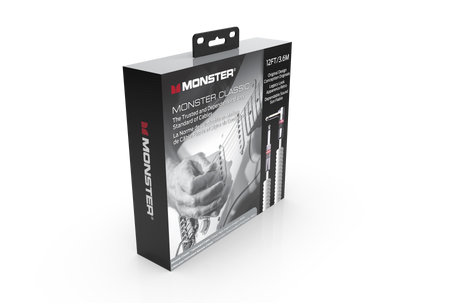 Kabel gitarowy spiralny Monster Cable Prolink CLASSIC 3,6m kątowy