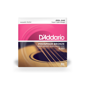 Struny D'Addario Phosphor Bronze Super Light 9-45 EJ23