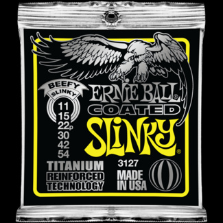 Struny Ernie Ball Coated Titanium RPS Beefy Slinky 11-54 (3127)