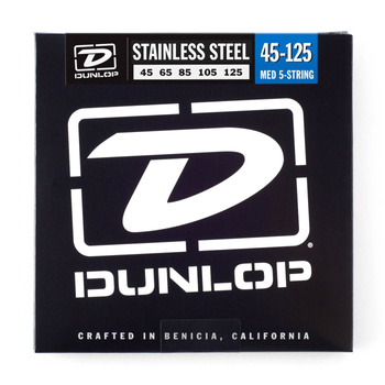 Struny Dunlop Stainless Steel Bass 5 45-125 DBS45125