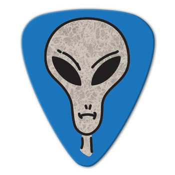 Kostka gitarowa Grover Allman Alien Blue .80mm