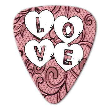 Kostka gitarowa Grover Allman Love Pink .80mm