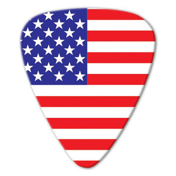 Kostka gitarowa Grover Allman World Flags USA .80mm