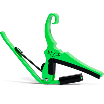 Kapodaster KYSER Quick Change do gitary akustycznej Neon Green