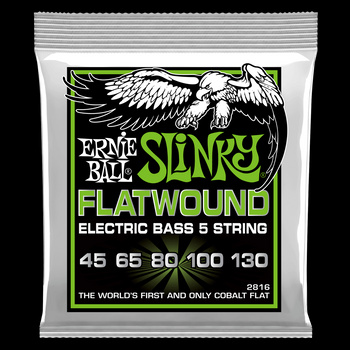 Struny Ernie Ball Extra Slinky Cobalt Flatwound Bass 45-130 (2816)