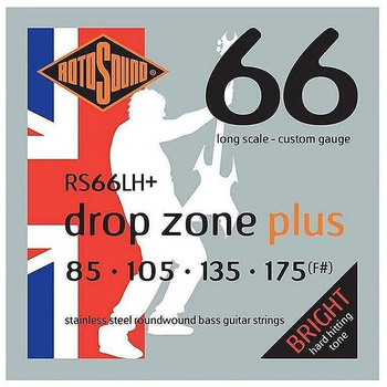 Struny Rotosound Drop Zone Plus Stainless Steel 85-175 (RS66LH+)