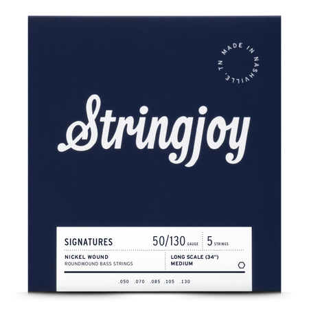 Stringjoy BA50130LS struny do gitary basowej niklowane 50-130 5-str