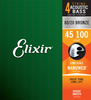 Struny Elixir NanoWeb 4-String Acoustic 45-100  Light/Long Scale (14502)