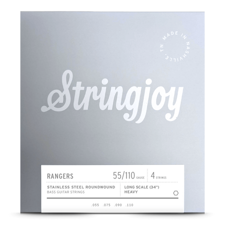 Struny do gitary basowej Stringjoy RANGERS stalowe 55-110 4-str (RA55110LS)