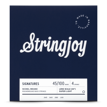 Stringjoy BA45100LS struny do gitary basowej niklowane 45-100 4-str