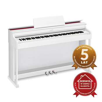 Pianino cyfrowe CASIO AP-470 białe (5 lat gwarancji)