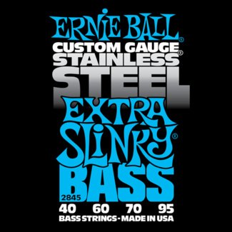 Struny Ernie Ball Stainless Steel Extra Slinky Bass 40-95 (2845)