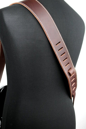 Pasek do gitary skórzany RICHTER Raw II Contour Torro Brown