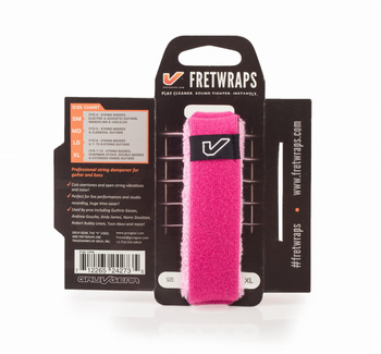 Opaska tłumiąca Gruv Gear Fretwraps Large różowa
