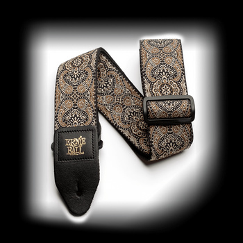 Pasek do gitary Ernie Ball żakardowy Gold & Black Paisley (4163)