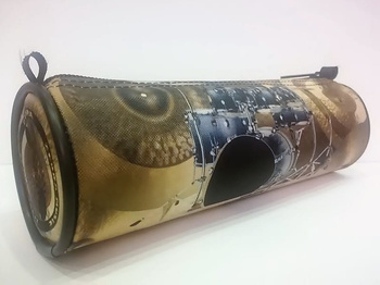 Piórnik szkolny muzyczny wzór perkusja