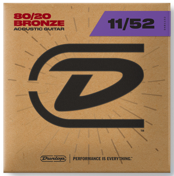 Struny Dunlop Acoustic Light 80/20 Bronze 11-52 (DAB1152)