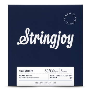 Stringjoy BA50130XL struny do gitary basowej niklowane 50-130 5-str Extra Long