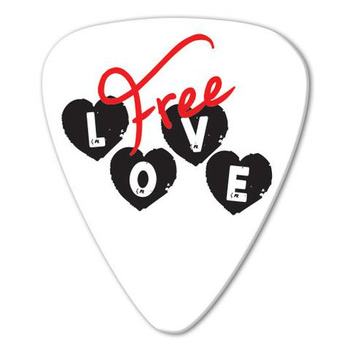 Kostka gitarowa Grover Allman Hippie Free Love .80mm