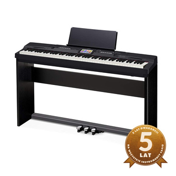 Pianino cyfrowe CASIO PX-360 czarne ze statywem (5 lat gwarancji)
