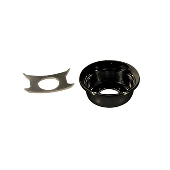 Płytka gniazda jack typu Tele Boston czarna