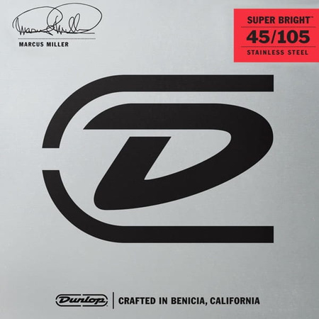 Struny Dunlop Marcus Miller Super Bright Stainless Steel 45-105