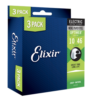 3PACK Struny Elixir Optiweb 10-46 Light (16552)
