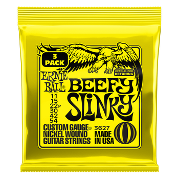 3-pack Struny Ernie Ball Beefy Slinky Nickel Wound 11-54 (3627)