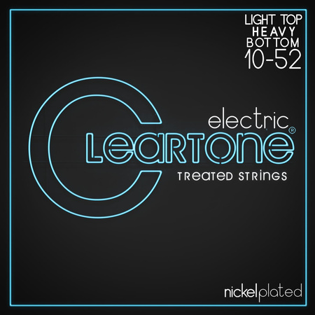 Struny Cleartone Electric Nickel Plated Light Top Heavy Bottom 10-52