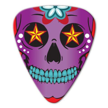 Kostka gitarowa Grover Allman Skull Pink .80mm