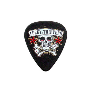 Kostka gitarowa Dunlop Lucky Thirteen Skull Dice .60mm