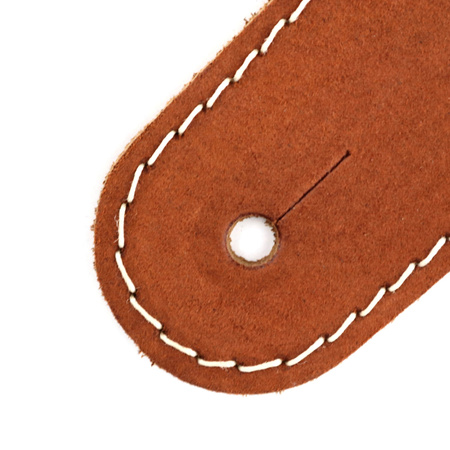 Pasek do gitary skórzany RICHTER Raw II Contour Waxy Suede Brown