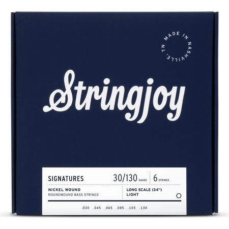Stringjoy BA30130LS struny do gitary basowej niklowane 30-130 6-str