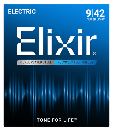 Struny Elixir PolyWeb 9-42 Super Light (12000)