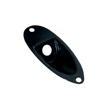 Płytka gniazda jack typu Strat Boston czarna